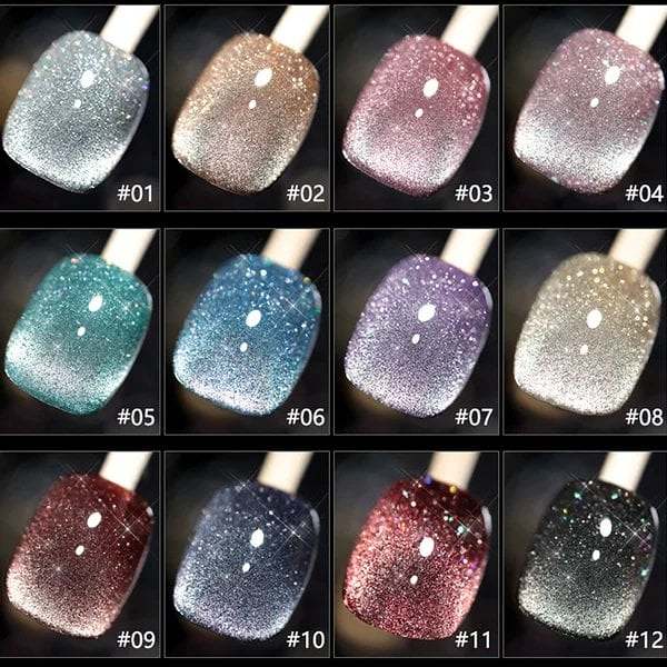 Laser Diamond Cat Eye Nail Polish(Buy 4 Save 20%)