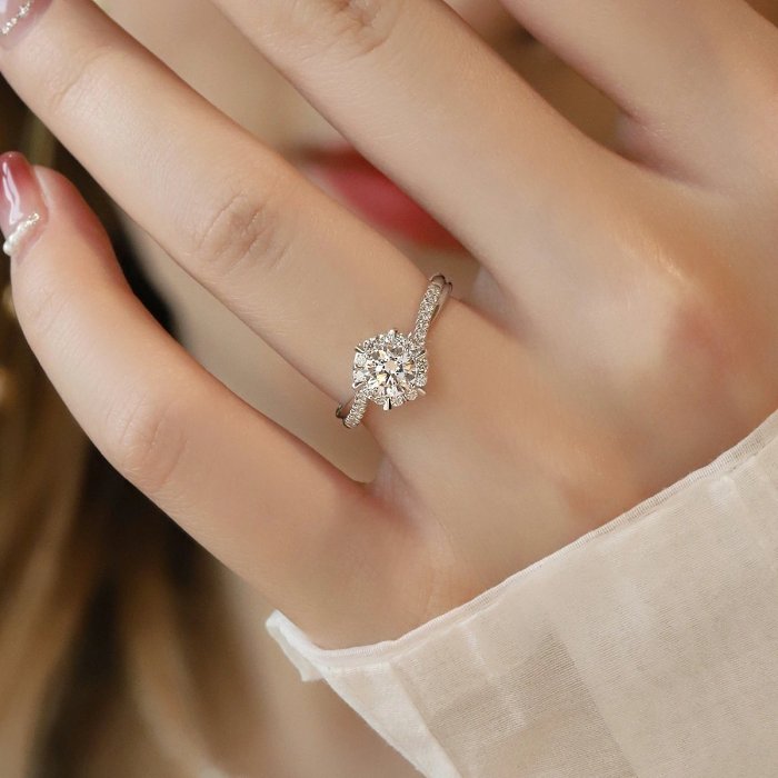 Moissanite from the Stars Ring-Mother & Daughter