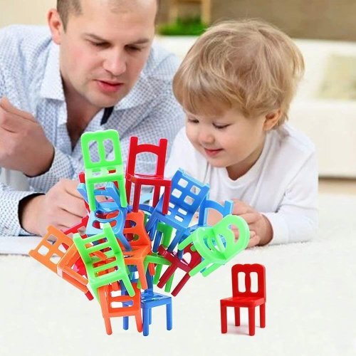 Chairs Stacking Tower Balancing Game (18pcs)- BUY 3 GET 1 FREE