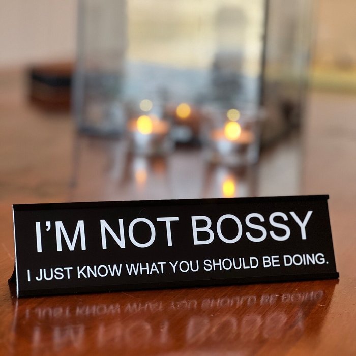 Funny Office Decor Sign