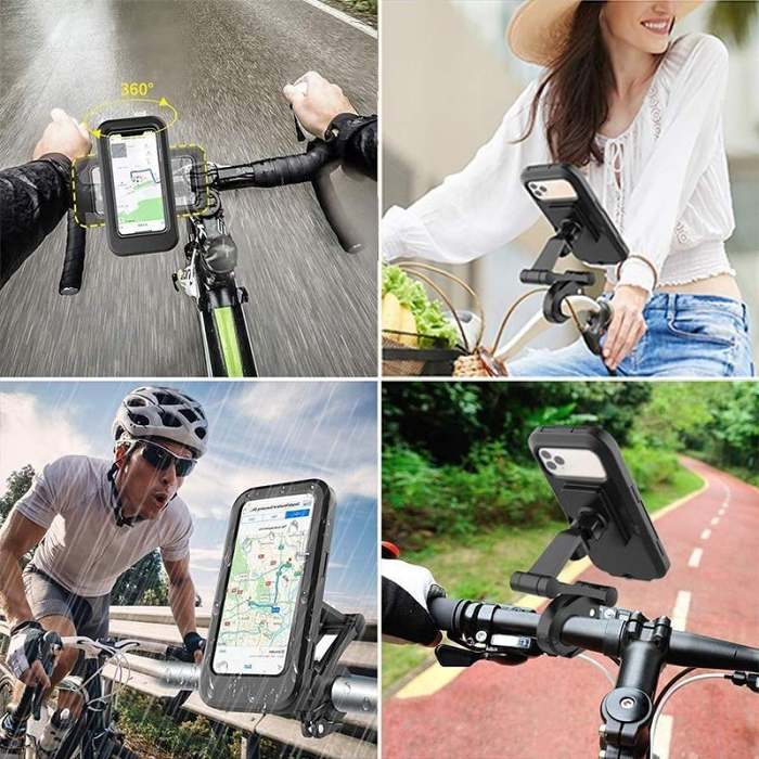 Waterproof cell phone holder