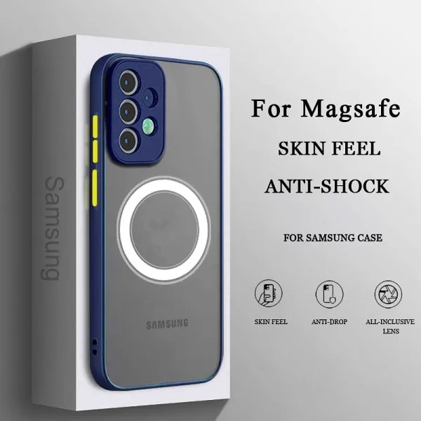 Translucent Magnetic Shockproof Case For Samsung