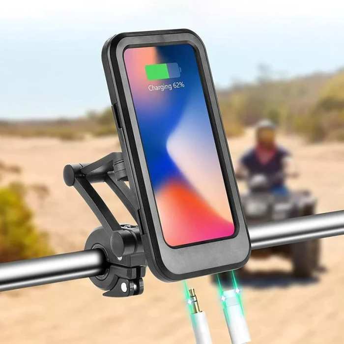 Waterproof cell phone holder