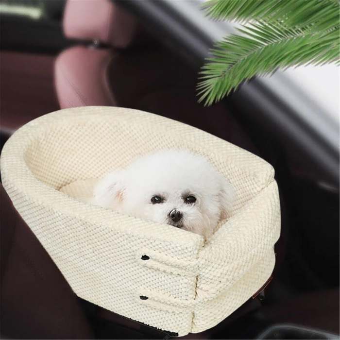 Snuggly-Safe Puppy Car Seat