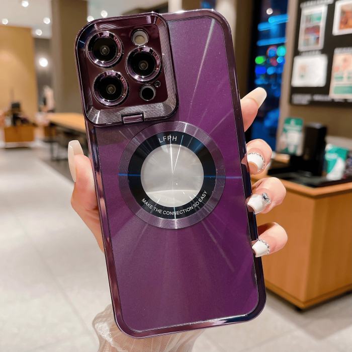 Magnetic iPhone case with lens mount