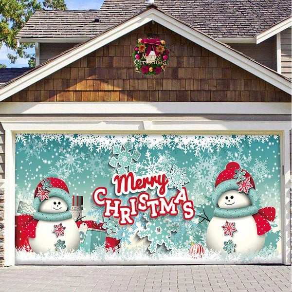 Christmas 2024 Garage Door Decoration