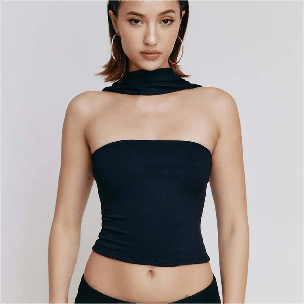Summer Hot SaleTube Top Cropped Solid for Everyday Wear