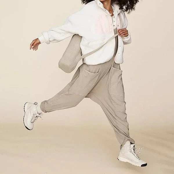 LAST DAY 70% OFFWide Leg Jumpsuit with Pockets (Buy 2 Free Shipping)
