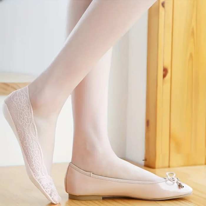 Lace No Show Liner Socks for Women