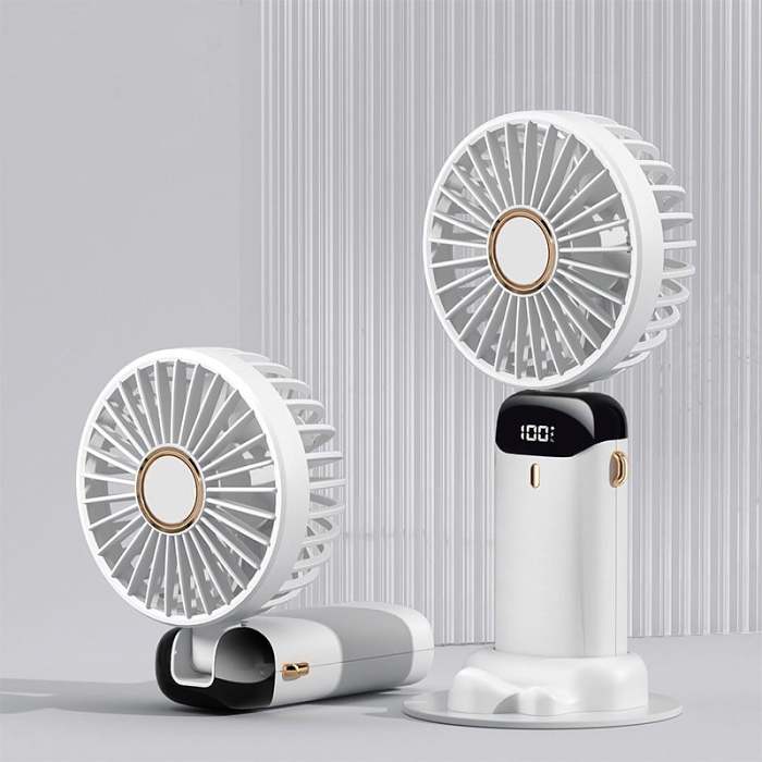 New Upgrade LED Mini Handheld Fan