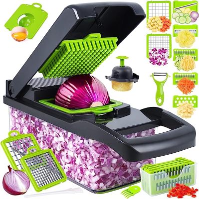 Summer Hot Sale 40% OFFMultifunctional 14 in 1 Food Chopper