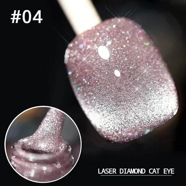 Laser Diamond Cat Eye Nail Polish(Buy 4 Save 20%)