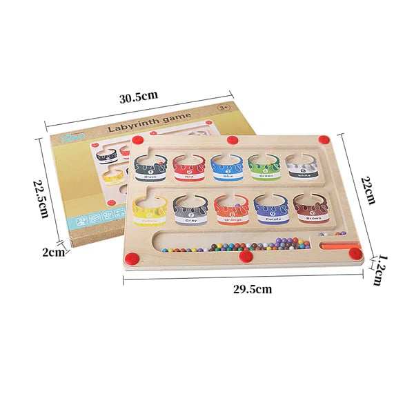 Magnetic Color and Number Maze - Buy 2 Free Shipping