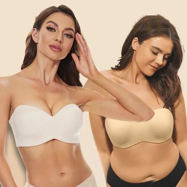 Full Support Non-Slip Convertible Bandeau Bra