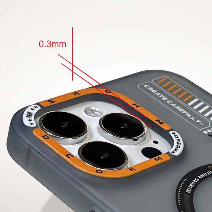 Tech Style Magnetic Frosted iPhone Case