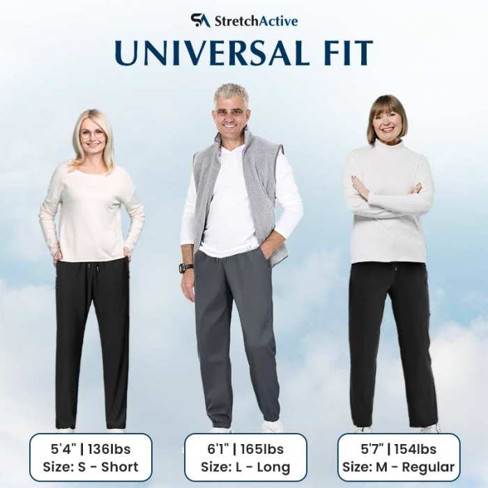 Unisex Ultra High Stretch Quick Dry Pants