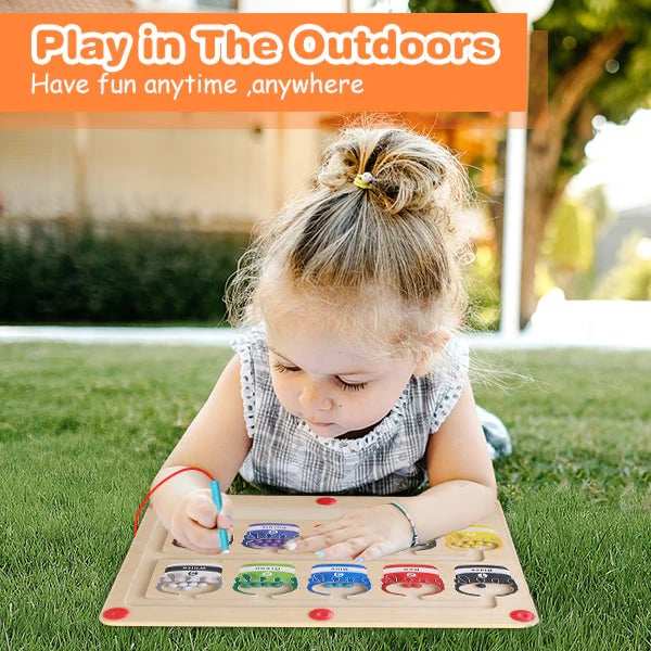 Magnetic Color and Number Maze - Buy 2 Free Shipping