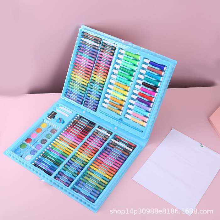 Deluxe 6-In-1 Art Creativity Set (The Best Present For Kids)