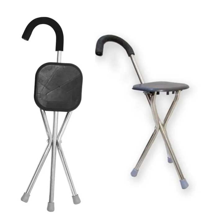 German elderly crutch stool