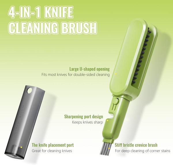 4 In 1 kitchenware ( Knife ) Cleaning Brush