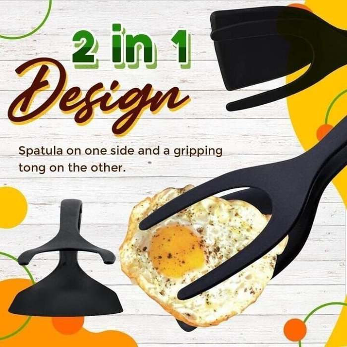 2-In-1 Spatula & Tongs