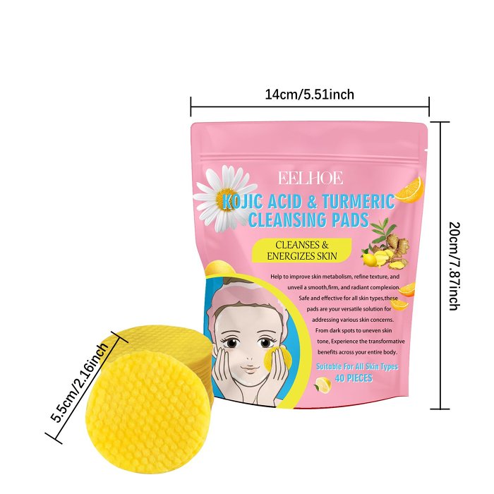 Turmeric Kojic Acid Cleansing Pads