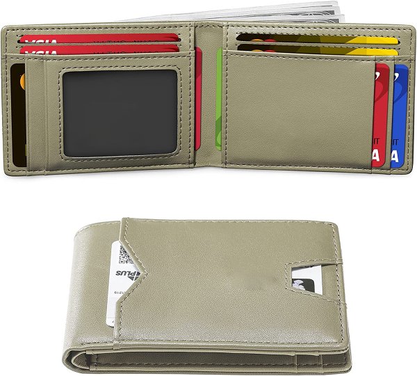 LAST DAY PROMOTION SAVE $20 Mens Slim Wallet Rfid Blocking