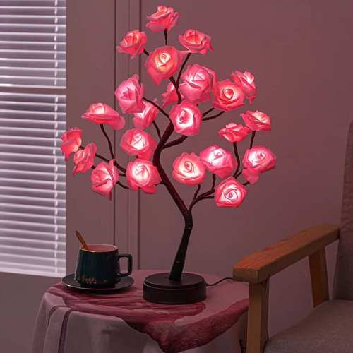 Forever Rose Tree Lamp