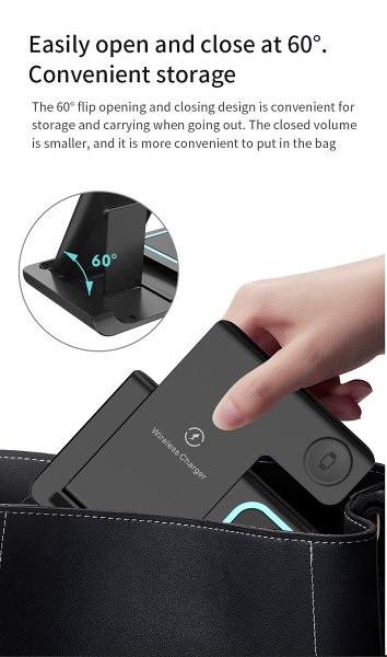3 In 1 Folding Wireless Charger