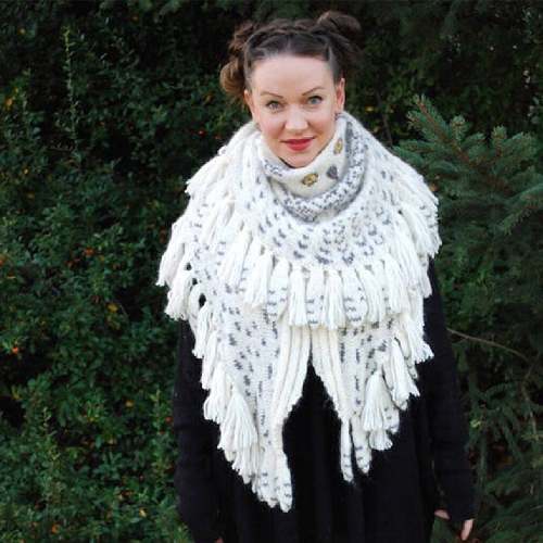 Retro Owl Scarf