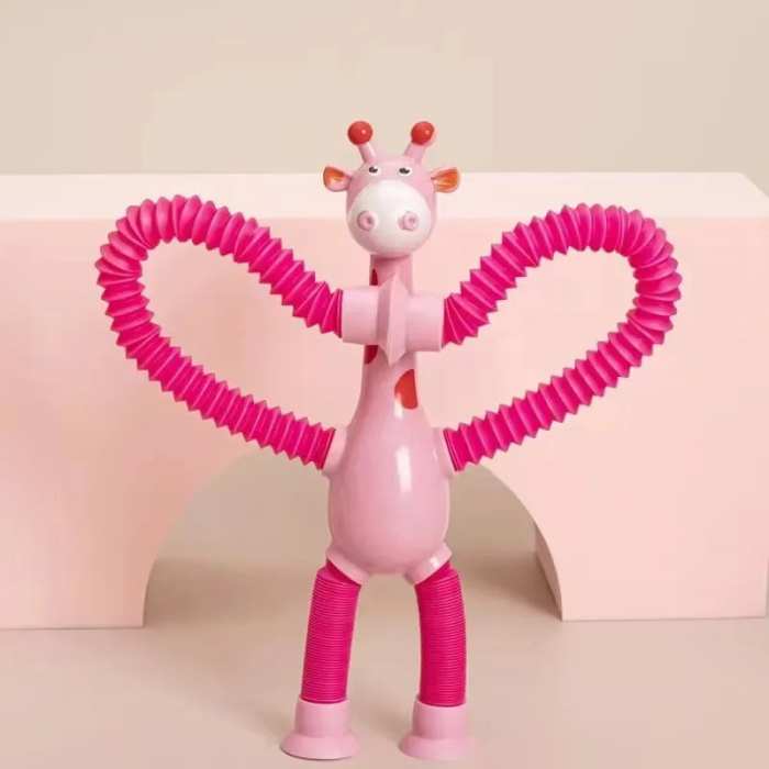 Toys Hot Sale - Suction Cup Pop Tube Giraffe Toys