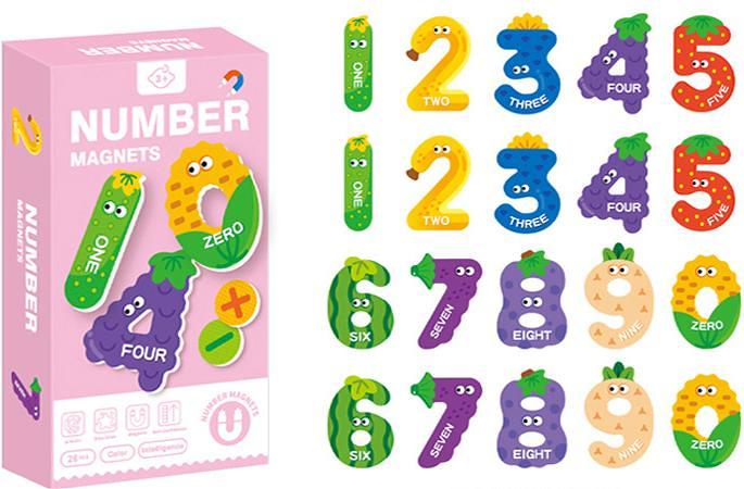 Hot SaleCute Animal Alphabet ABC Magnets for Fridge