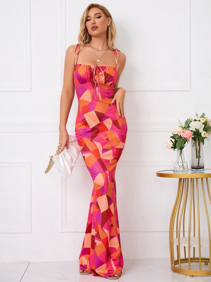 Summer Hot Sale 40%OFFWomen's Summer Floral Bodycon Maxi Dress