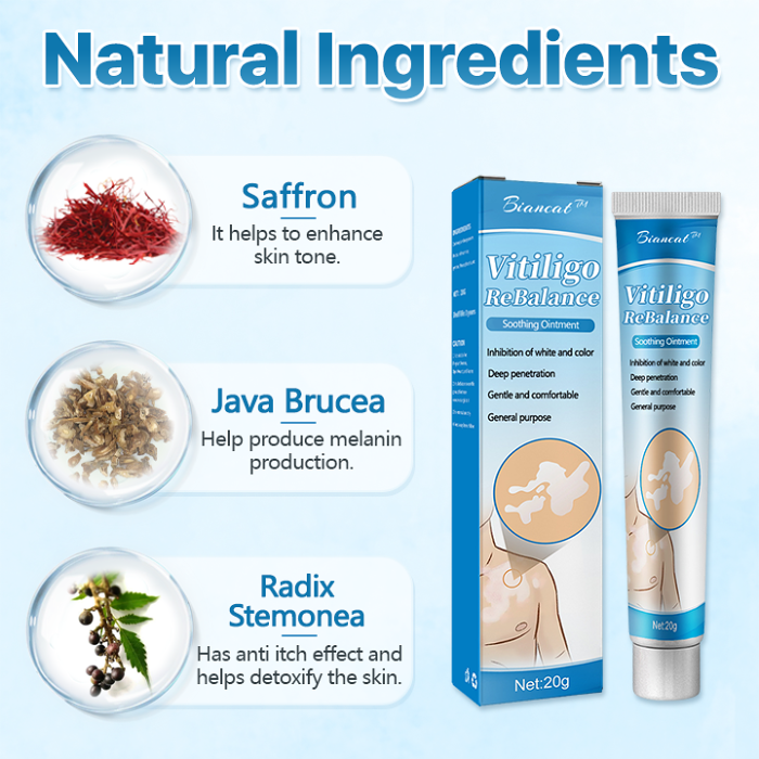 Biancat Vitiligo ReBalance Soothing Ointment