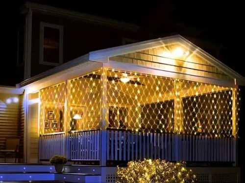 Net Mesh Waterproof String Lights