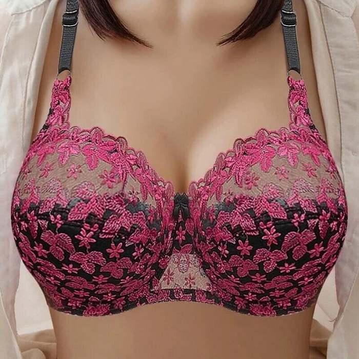 Plus Size Bra Women Wire Free Comfort Soft Breathable