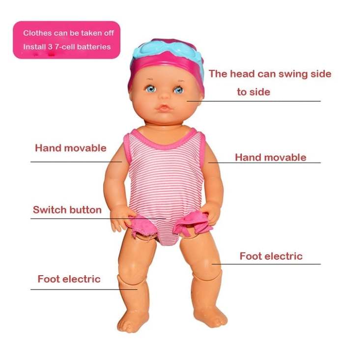 Waterproof Swimmer Doll