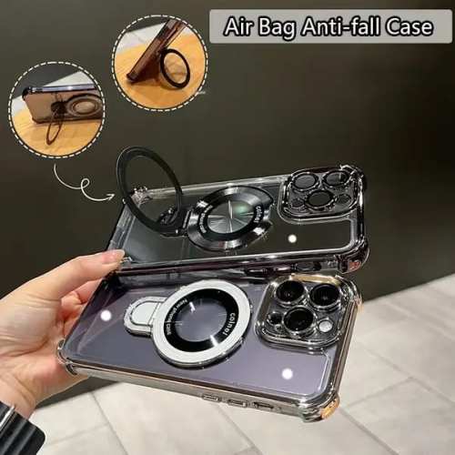 Airbag Anti-fall Case with Invisible Ring Stand