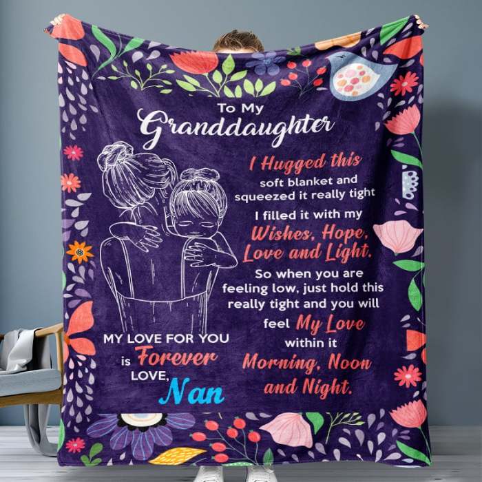 Granddaughter's Gift-Sweet Words Blanket