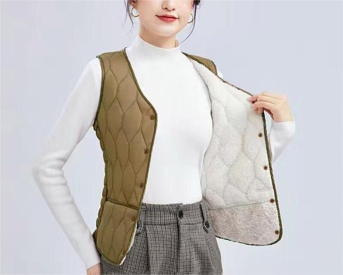 New Sleeveless Thickened Vest