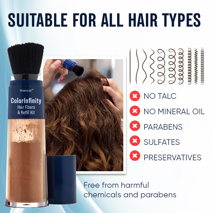 Biancat ColorInfinity Hair Fibers & Refill Kit
