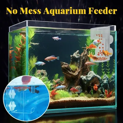 2024 SALE—2 IN 1 Aquarium Feeder