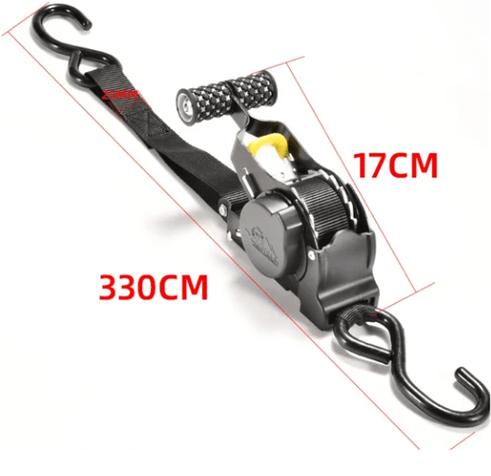 9.8ft. Retractable Ratchet Tie-Down Straps