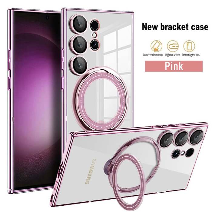 Samsung Transparent Magnetic Case with Invisible Stand