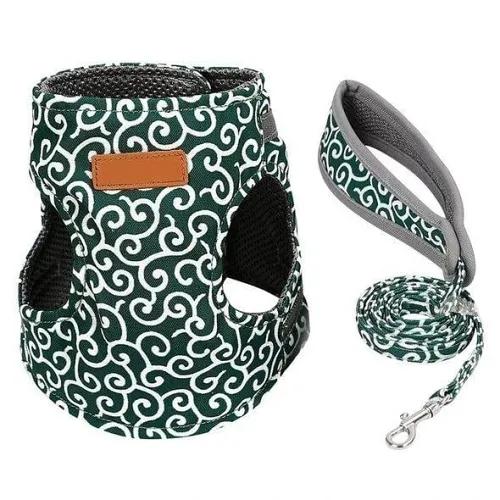 Pets s Vest Harness and Leash Anti-break Away Chest Strap Clothes