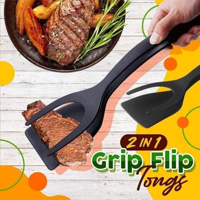 2-In-1 Spatula & Tongs