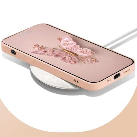 Butterfly Pattern Cover Compatible with iPhone