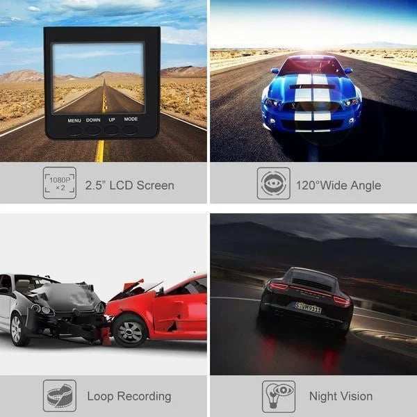 1080p HD Night Vision Dash Cam