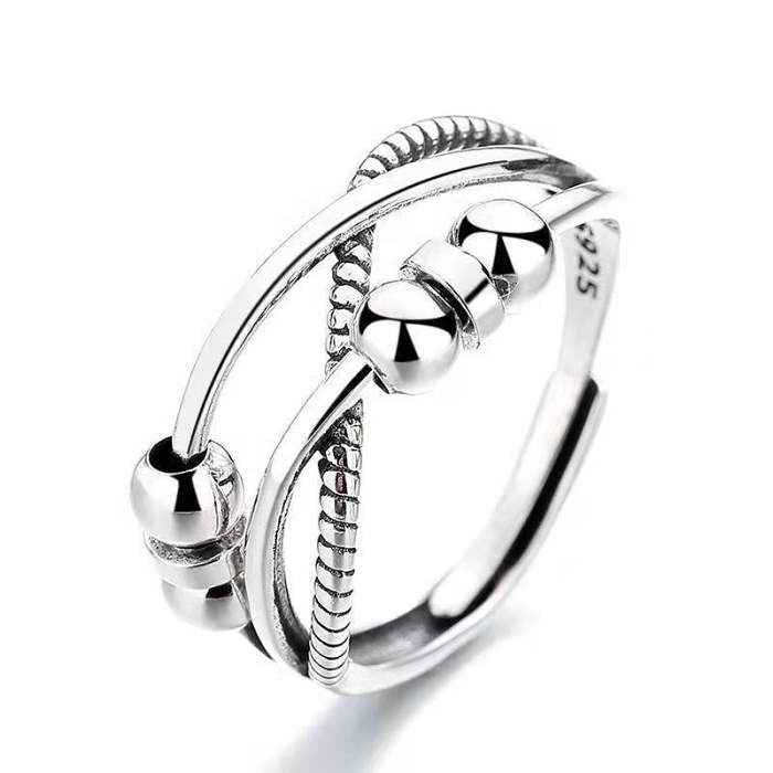 Hot Selling NowMother's Day Gift Adjustable Spinner Anti Anxiety Rings