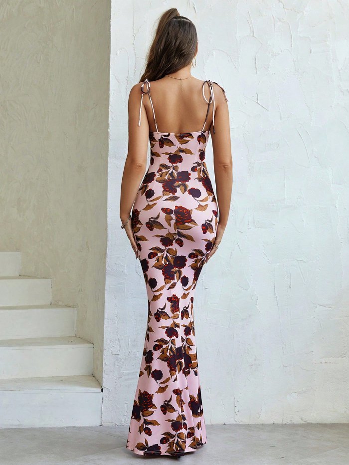 Summer Hot Sale 40%OFFWomen's Summer Floral Bodycon Maxi Dress